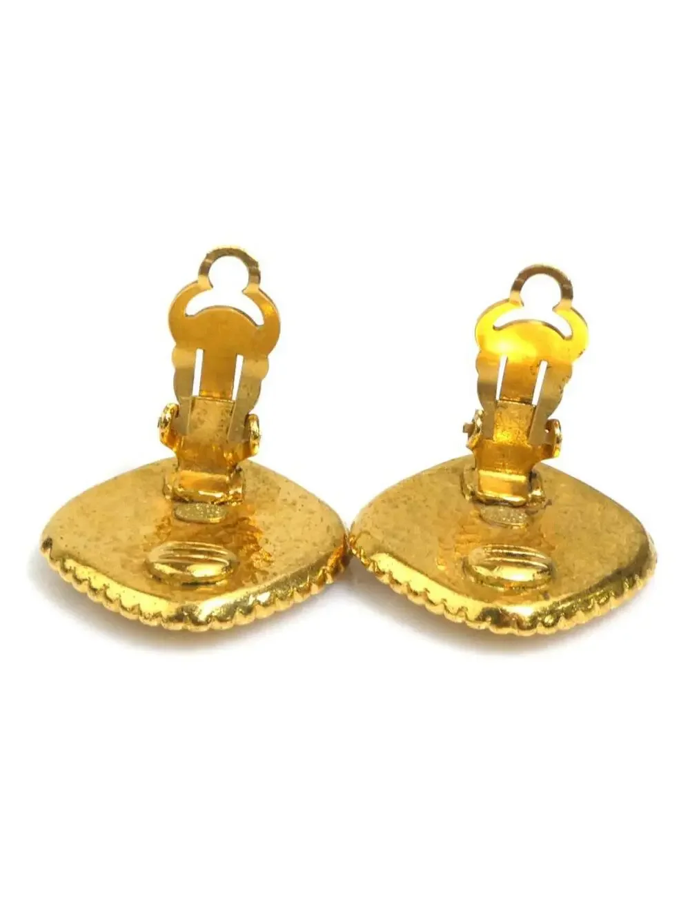 Auth Chanel Vintage Cc Logo Earrings #293899C33B